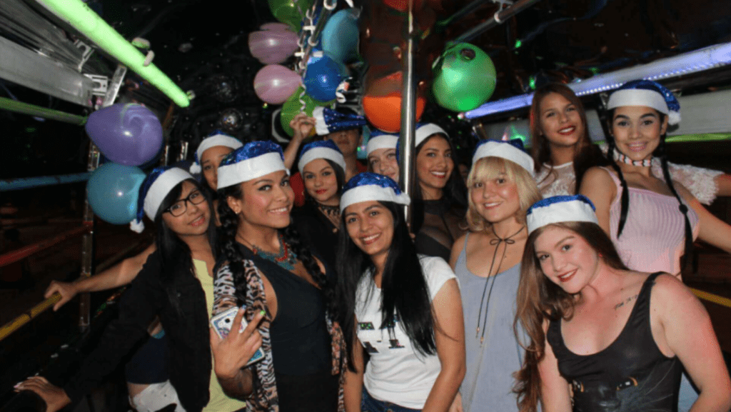 medellin party bus